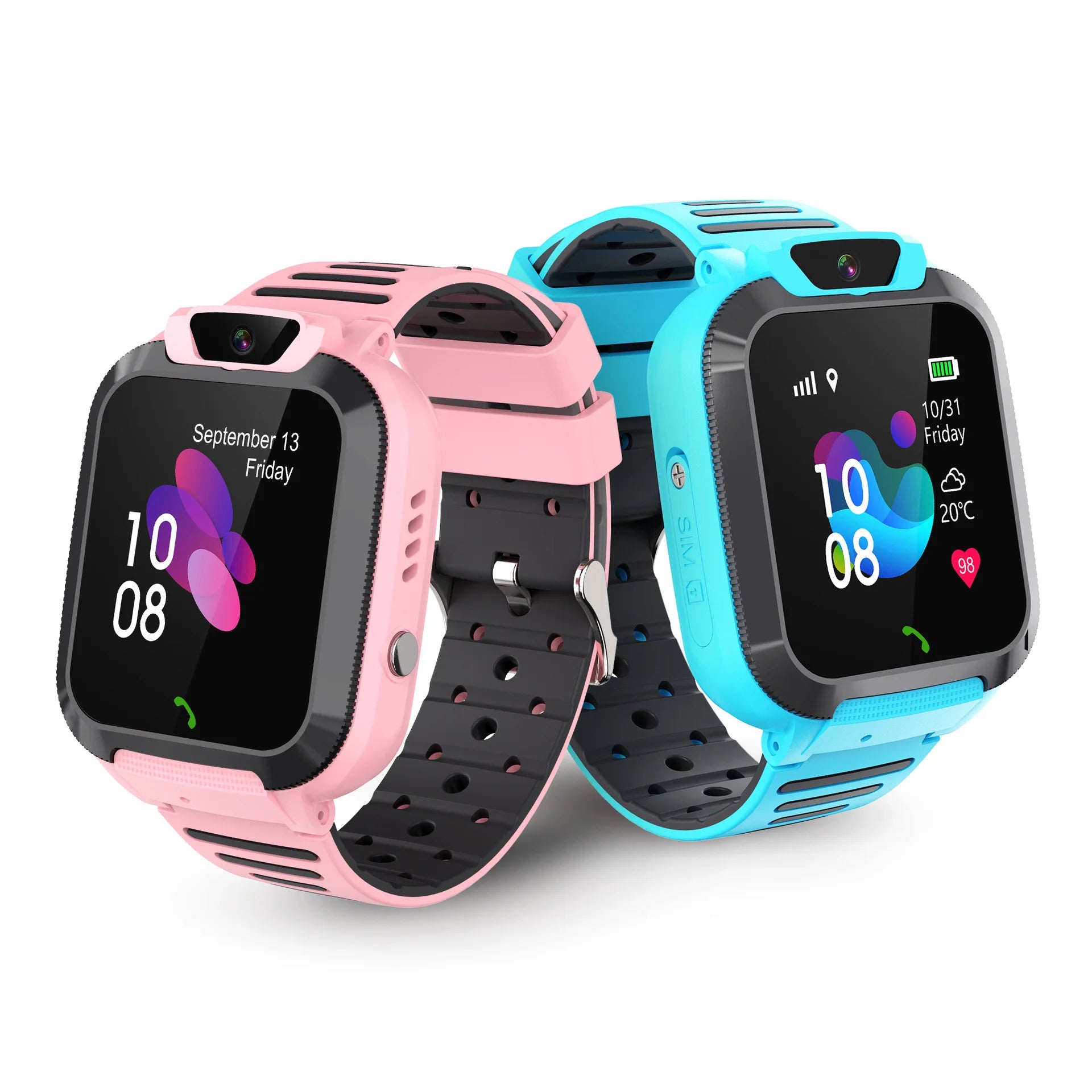 2025 Q16S Q20 2G Smart Watch Kids Sim Card SOS LBS Tracker Location Voice Chat Waterproof Smartwatch for Children