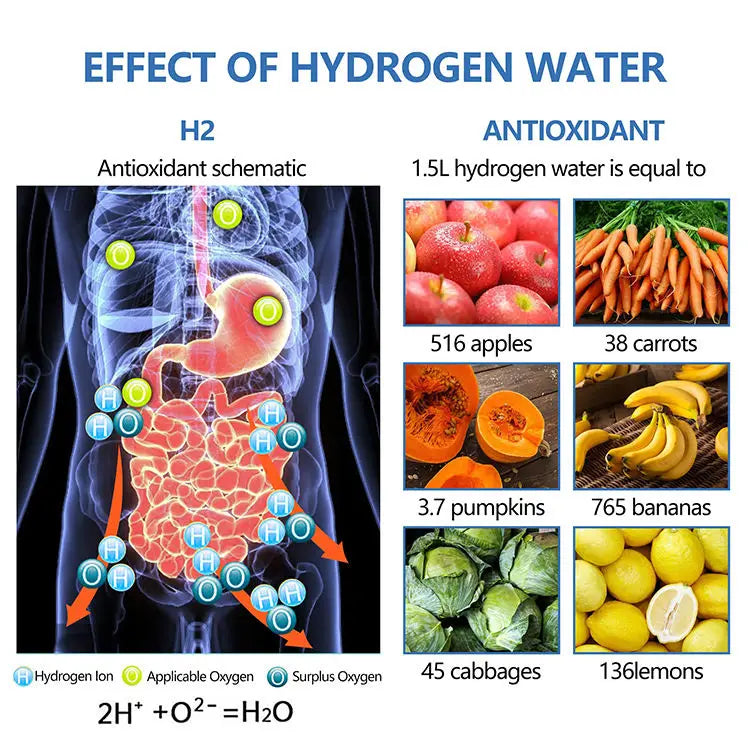 3-in-1 Rechargeable Hydrogen Rich Sport Water Cup Ionizer Bottle 420ml 300ml 5000ppb USB Electric Powered for Household Car Use