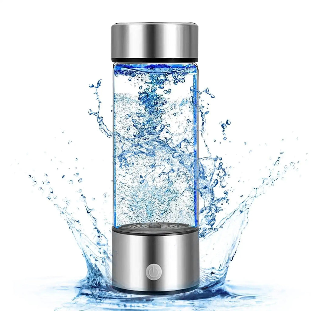 3-in-1 Rechargeable Hydrogen Rich Sport Water Cup Ionizer Bottle 420ml 300ml 5000ppb USB Electric Powered for Household Car Use