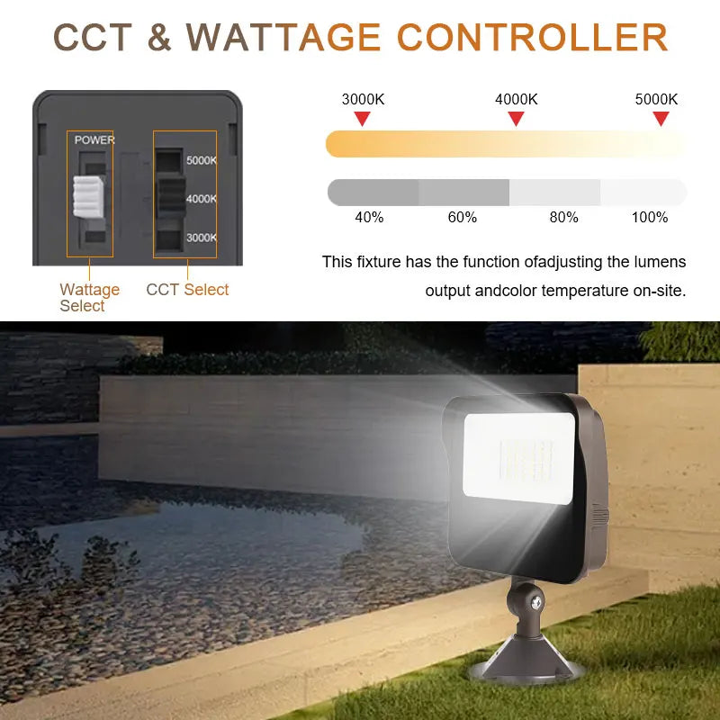 BBIER Football Field Tennis Court Outdoor Lighting Smart Sensor 3000K 4000K 5000K LED Solar Flood Light