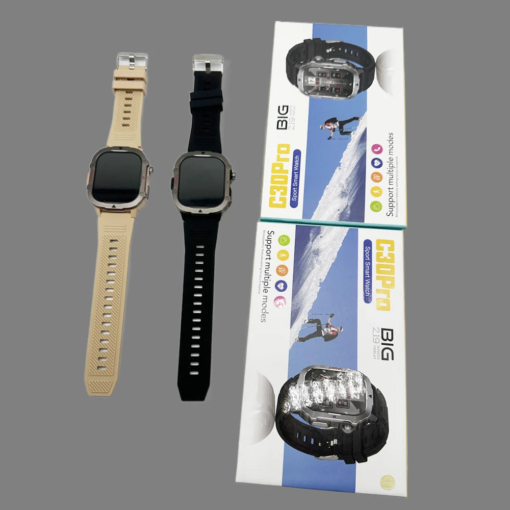2024 Smartwatch C30 Pro Relojes Bt Call Custom Dial Big Screen Sports Message Push Smart Reminder C20 Pro Smartwatch