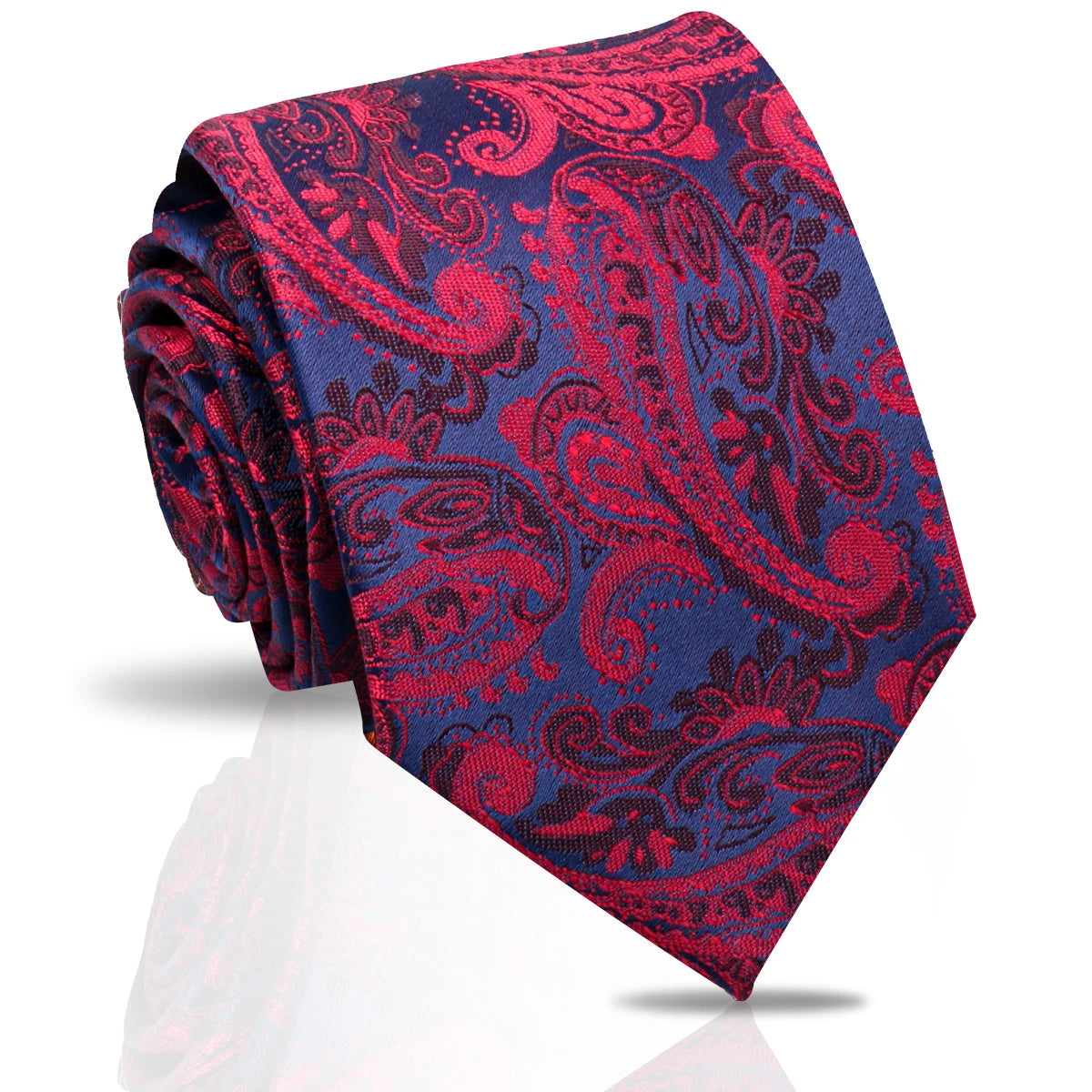 Popular Paisley Men's Luxury Ties Custom Microfiber Neck Tie for Men Business Wedding