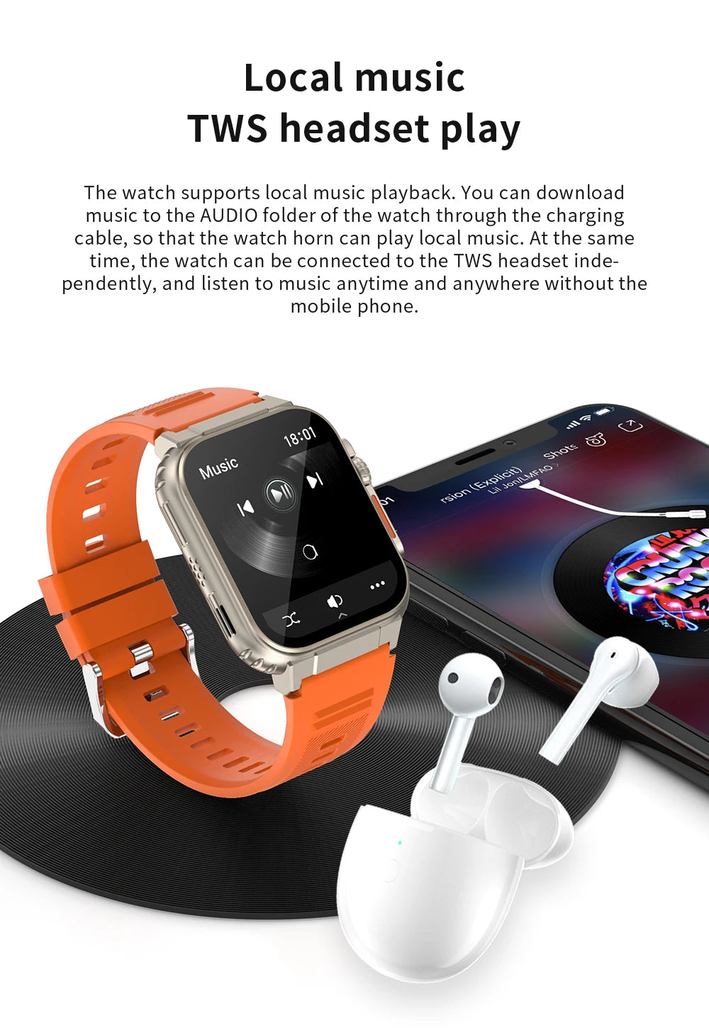 A70 New Sport Smart Watches Waterproof Montre Intelligente Hombre Heart Rate Fitness Tracker BT Calling Music Smartwatch for Men