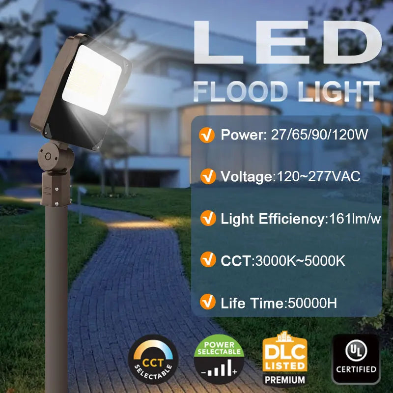 BBIER Football Field Tennis Court Outdoor Lighting Smart Sensor 3000K 4000K 5000K LED Solar Flood Light