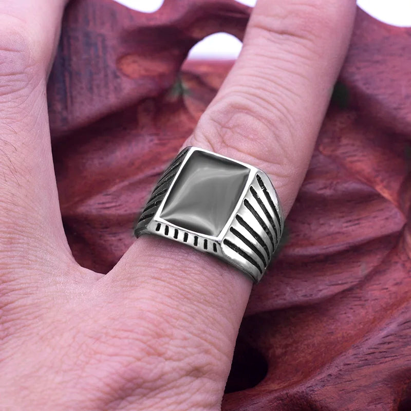 50 Pieces/Lot Fashion Simple Style Black Square Ring Classic Ring Wedding Engagement Party Jewelry Classic For Men Women Gift