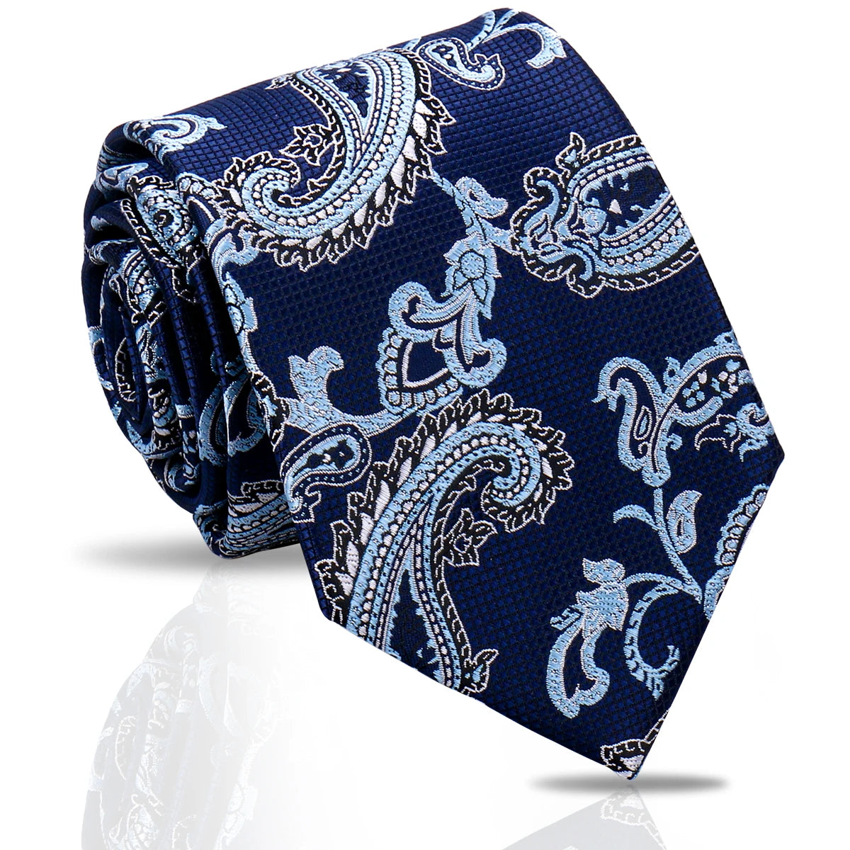 Popular Paisley Men's Luxury Ties Custom Microfiber Neck Tie for Men Business Wedding