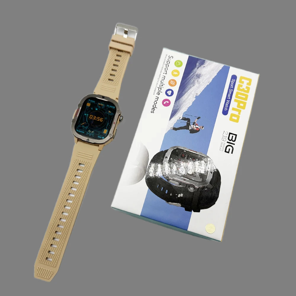 2024 Smartwatch C30 Pro Relojes Bt Call Custom Dial Big Screen Sports Message Push Smart Reminder C20 Pro Smartwatch