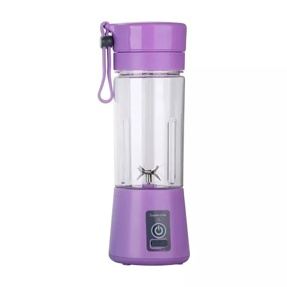 2024 Personal Electric Mini Ice Bottle Blender Home Usb 6 Blades Juicer Cup Machine Portable Fruit Juice Blenders Plastic