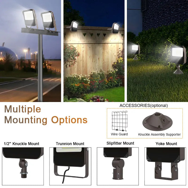 BBIER Football Field Tennis Court Outdoor Lighting Smart Sensor 3000K 4000K 5000K LED Solar Flood Light