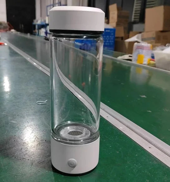 3-in-1 Rechargeable Hydrogen Rich Sport Water Cup Ionizer Bottle 420ml 300ml 5000ppb USB Electric Powered for Household Car Use