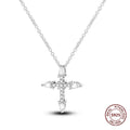 Butterfly Necklace 925 Sterling Silver Original Dragonfly Luminous Firefly Zircon Pendant Chain Link For Women Fine Jewelry Gift