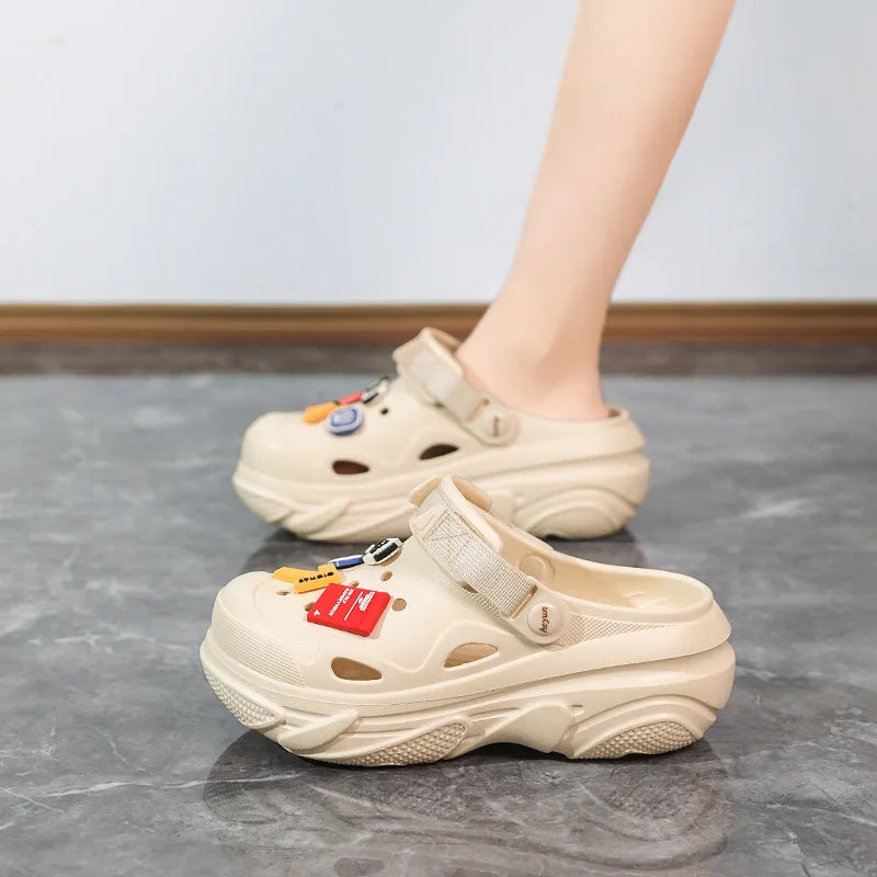 Summer Outdoor Beach Casual Sandals, Lightweight and Breathable Household Shoes, Anti Slip and Breathable Fishing Slippers