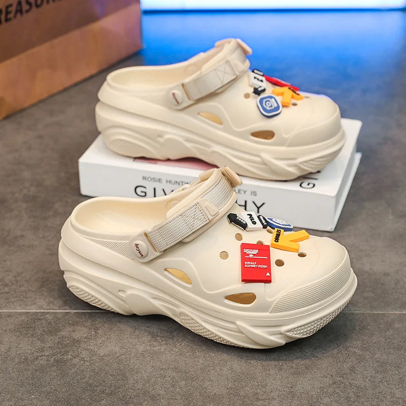 Summer Outdoor Beach Casual Sandals, Lightweight and Breathable Household Shoes, Anti Slip and Breathable Fishing Slippers