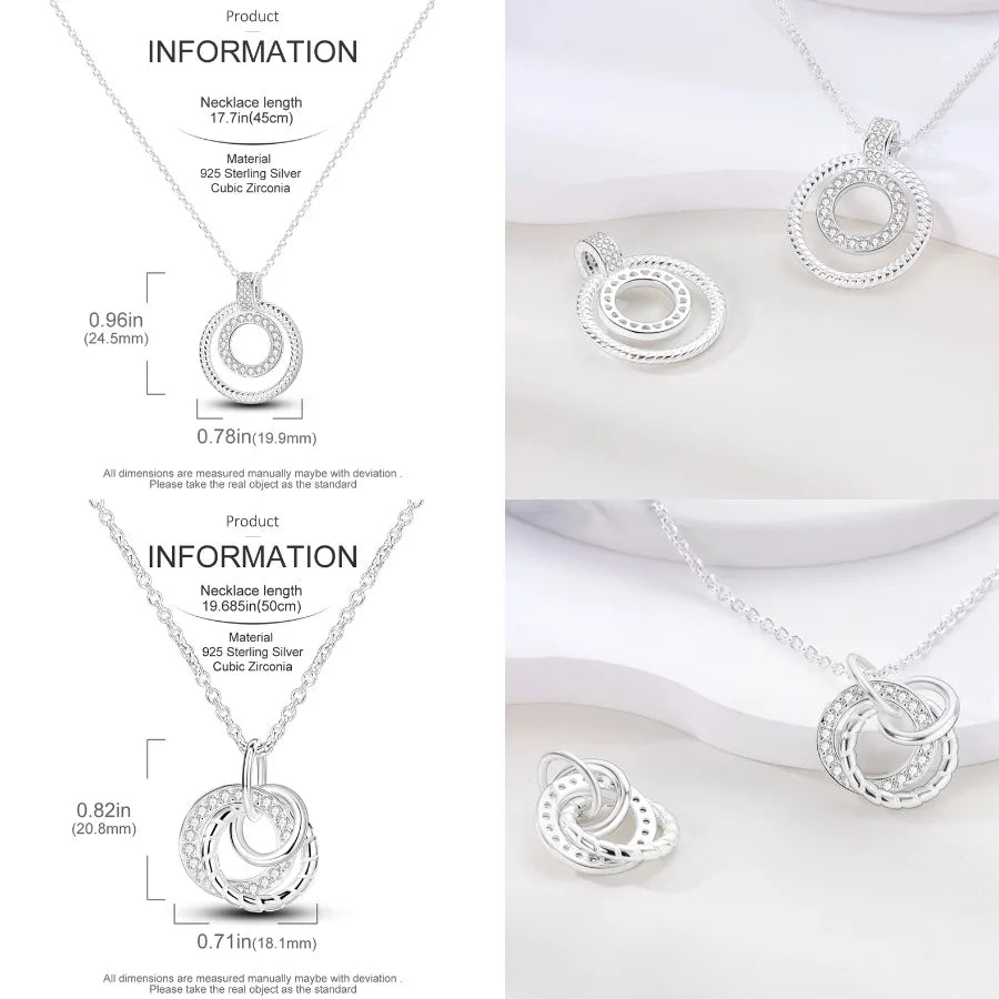 Butterfly Necklace 925 Sterling Silver Original Dragonfly Luminous Firefly Zircon Pendant Chain Link For Women Fine Jewelry Gift