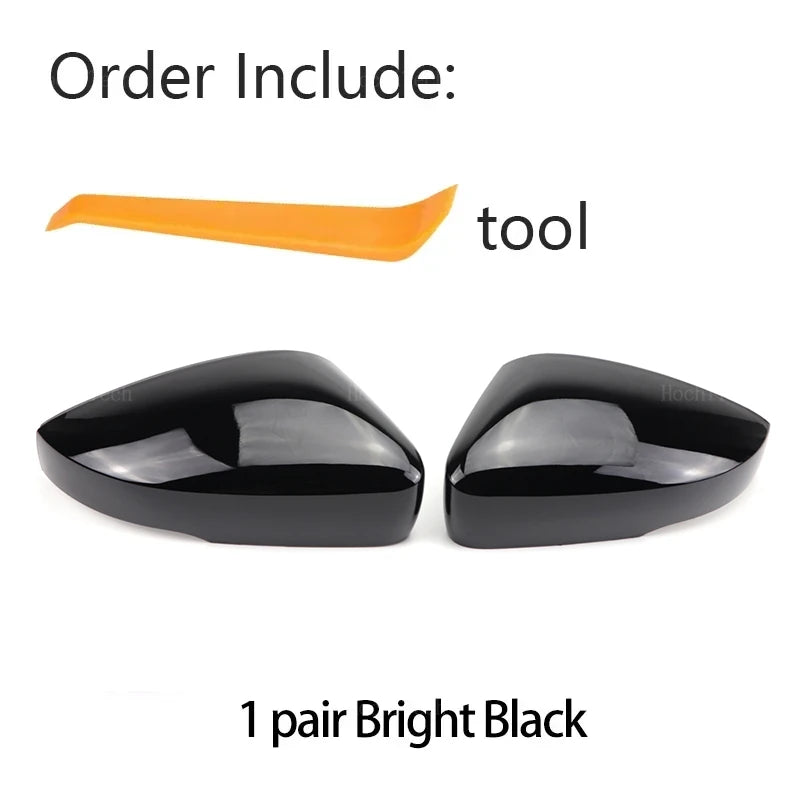 Rearview Side mirror cover caps shell Replacement for Volkswagen VW Polo MK5 5 6R 6C 2009-2017