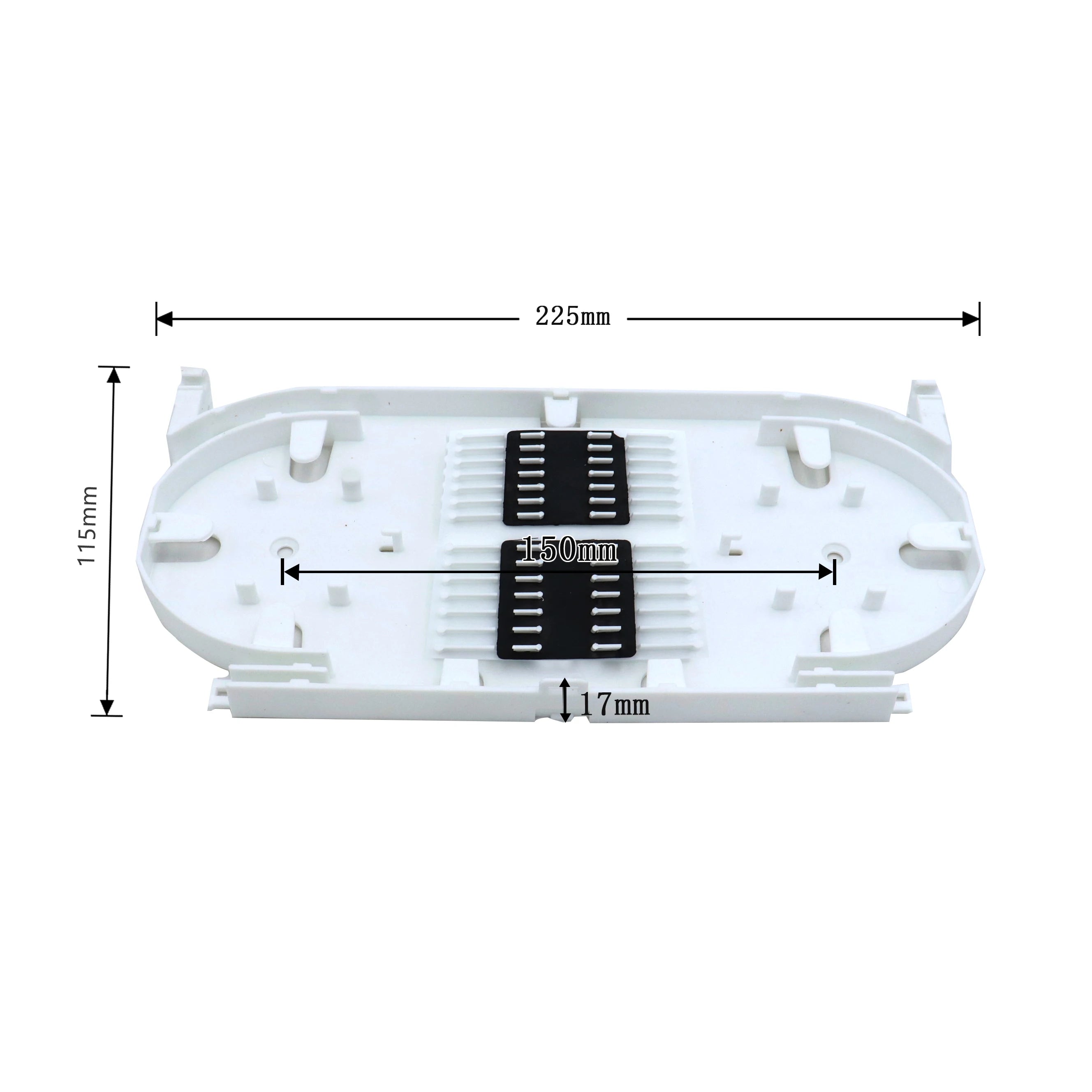 Splice Tray for Joint Box, Fiber Optics Cassettes, Splice Plate, FTTH, 24 Core, 12Pcs