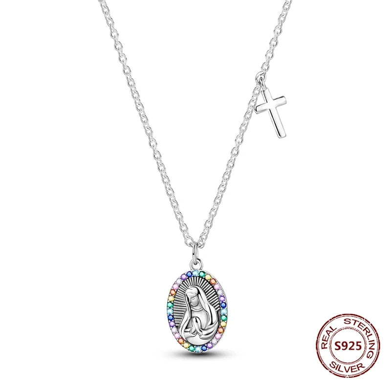Butterfly Necklace 925 Sterling Silver Original Dragonfly Luminous Firefly Zircon Pendant Chain Link For Women Fine Jewelry Gift