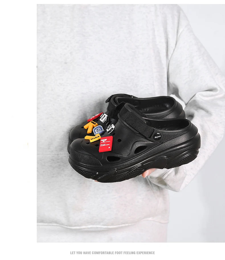 Summer Outdoor Beach Casual Sandals, Lightweight and Breathable Household Shoes, Anti Slip and Breathable Fishing Slippers