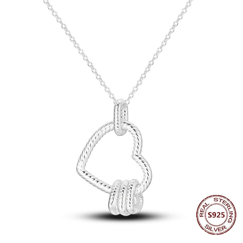 Butterfly Necklace 925 Sterling Silver Original Dragonfly Luminous Firefly Zircon Pendant Chain Link For Women Fine Jewelry Gift