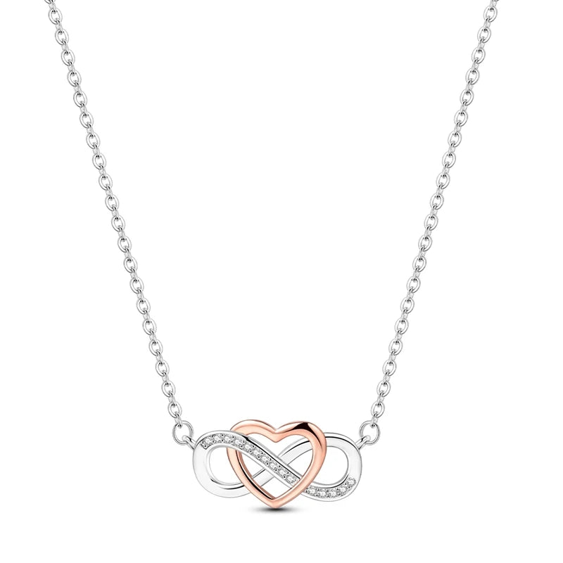 Butterfly Necklace 925 Sterling Silver Original Dragonfly Luminous Firefly Zircon Pendant Chain Link For Women Fine Jewelry Gift