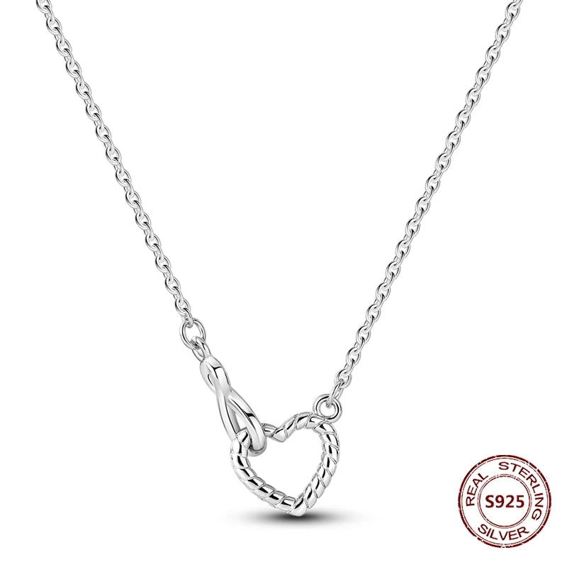 Butterfly Necklace 925 Sterling Silver Original Dragonfly Luminous Firefly Zircon Pendant Chain Link For Women Fine Jewelry Gift