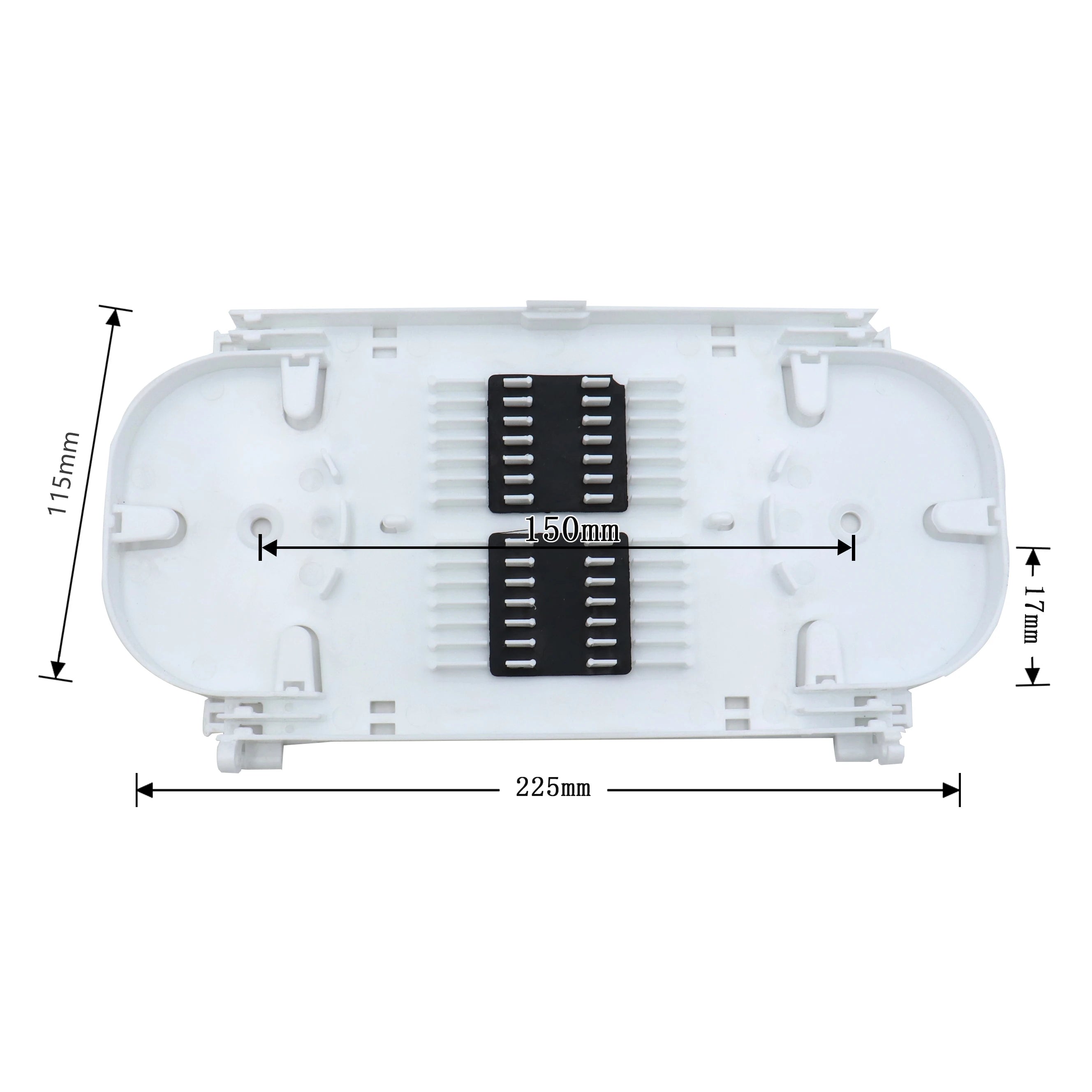 Splice Tray for Joint Box, Fiber Optics Cassettes, Splice Plate, FTTH, 24 Core, 12Pcs