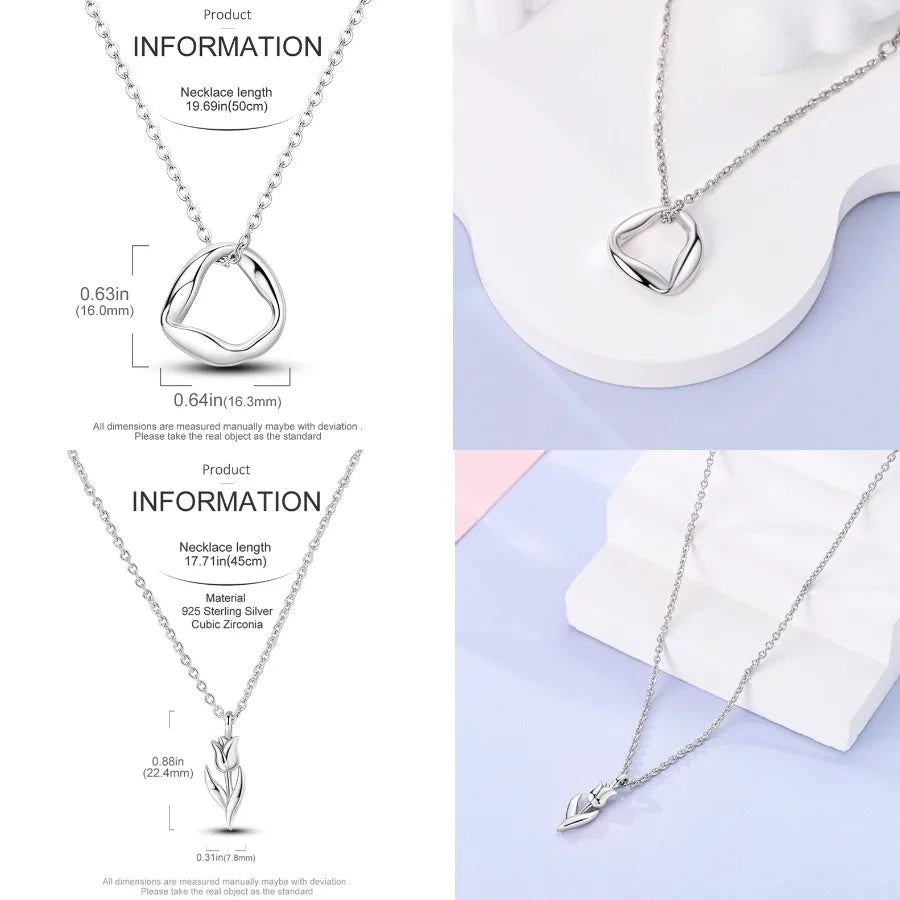Butterfly Necklace 925 Sterling Silver Original Dragonfly Luminous Firefly Zircon Pendant Chain Link For Women Fine Jewelry Gift